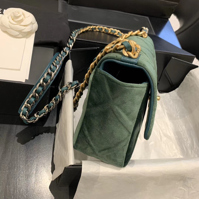 CHANEL 19 Flap Bag AS1160 green