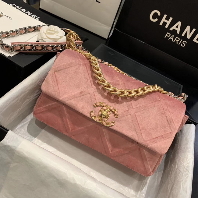 CHANEL 19 Flap Bag AS1160 pink