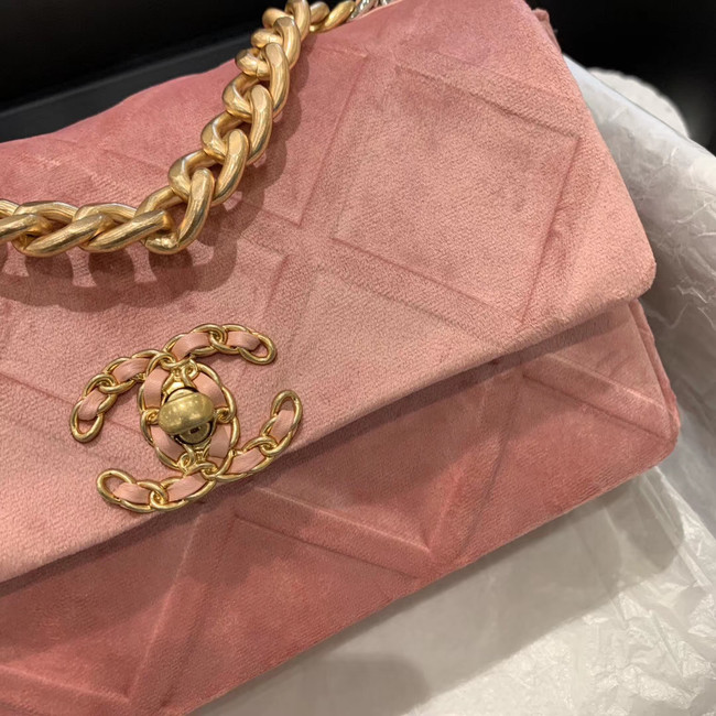 CHANEL 19 Flap Bag AS1160 pink