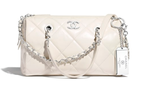 Chanel Bowling Bag AS1321 white