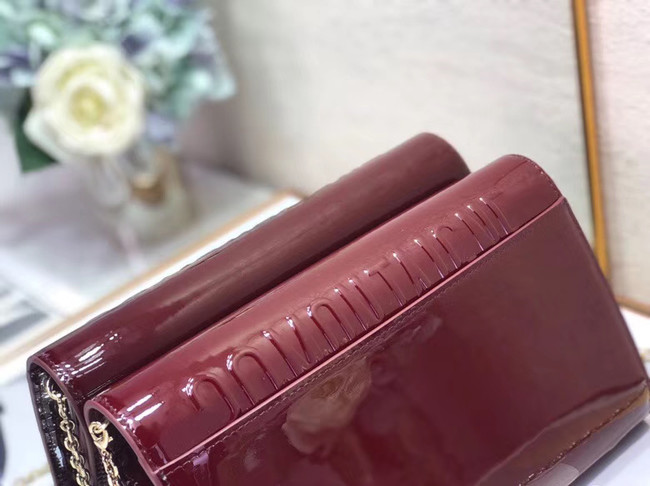 Dior leather Clutch bag M9205 Burgundy