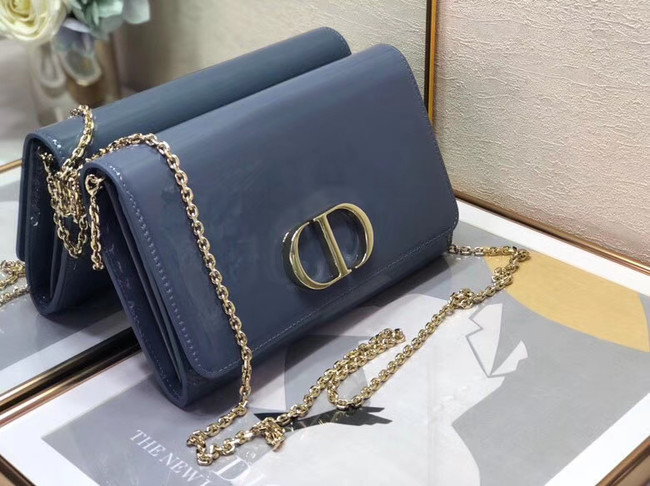 Dior leather Clutch bag M9205 blue