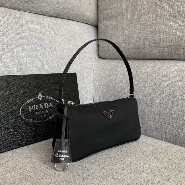 Prada Nylon tote bag 91633 black