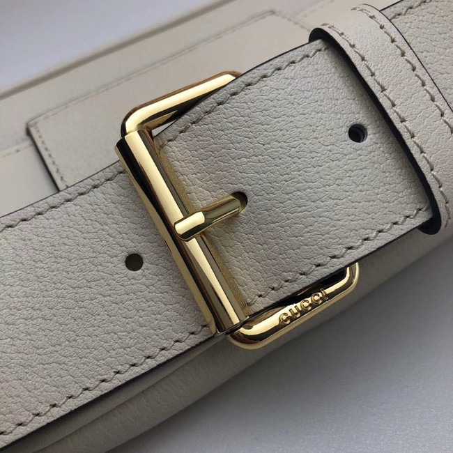 Gucci GG Original Leather belt bag 519308 white