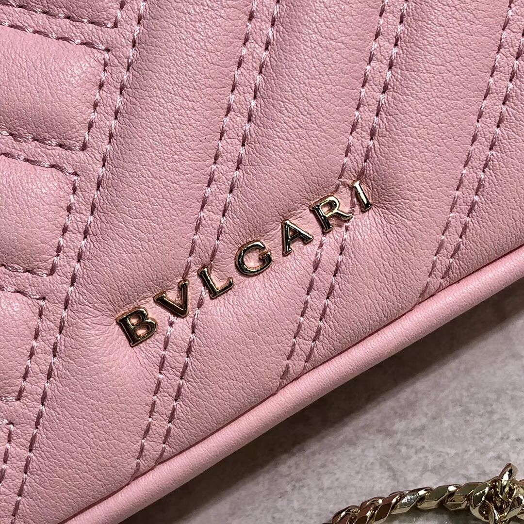 BVLGARI Shoulder Bag Calfskin Leather B288760 pink