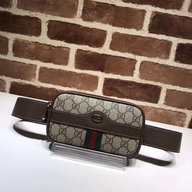 Gucci GG Original GG Leather belt bag 519308 brown