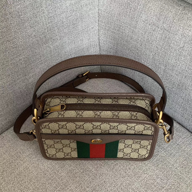 Gucci Ophidia small GG tote bag 598130 brown