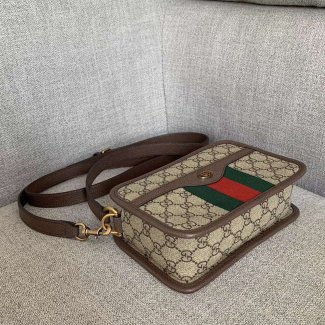 Gucci Ophidia small GG tote bag 598130 brown