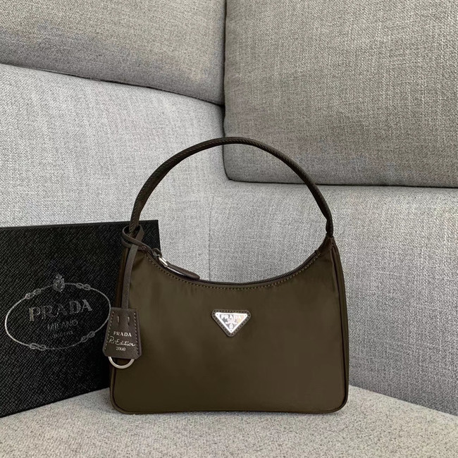 Prada Re-Edition nylon Tote bag 91204 Khaki