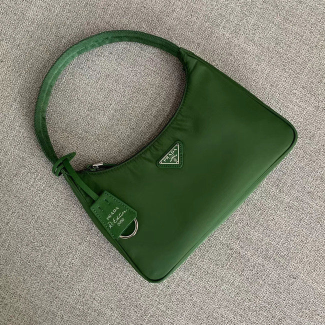 Prada Re-Edition nylon Tote bag 91204 green