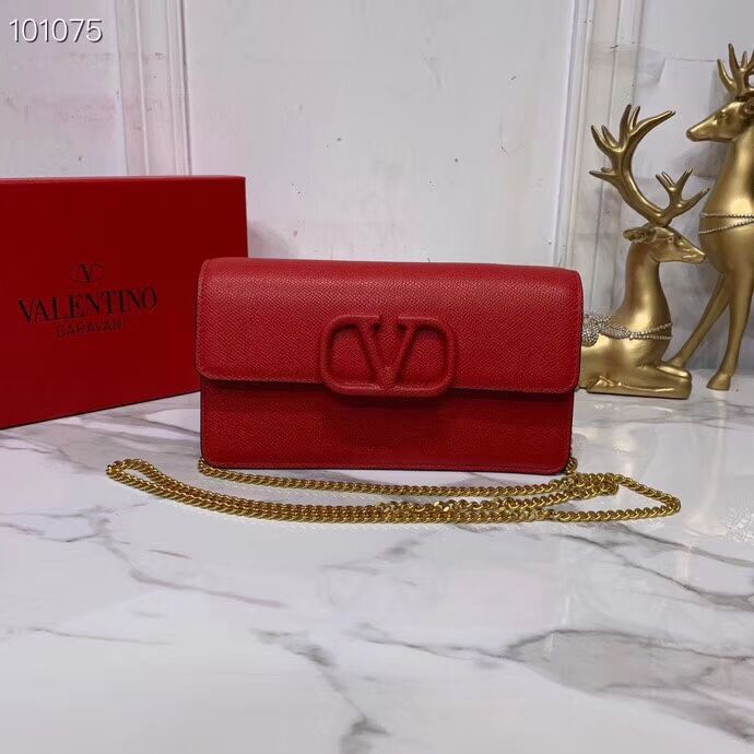 VALENTINO Origianl Leather Bag V0018 red