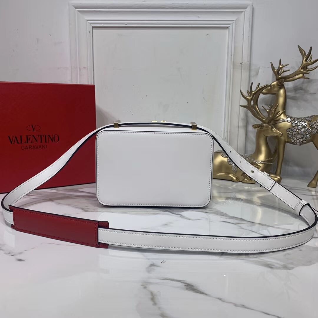 VALENTINO Origianl leather shoulder bag V0020 white