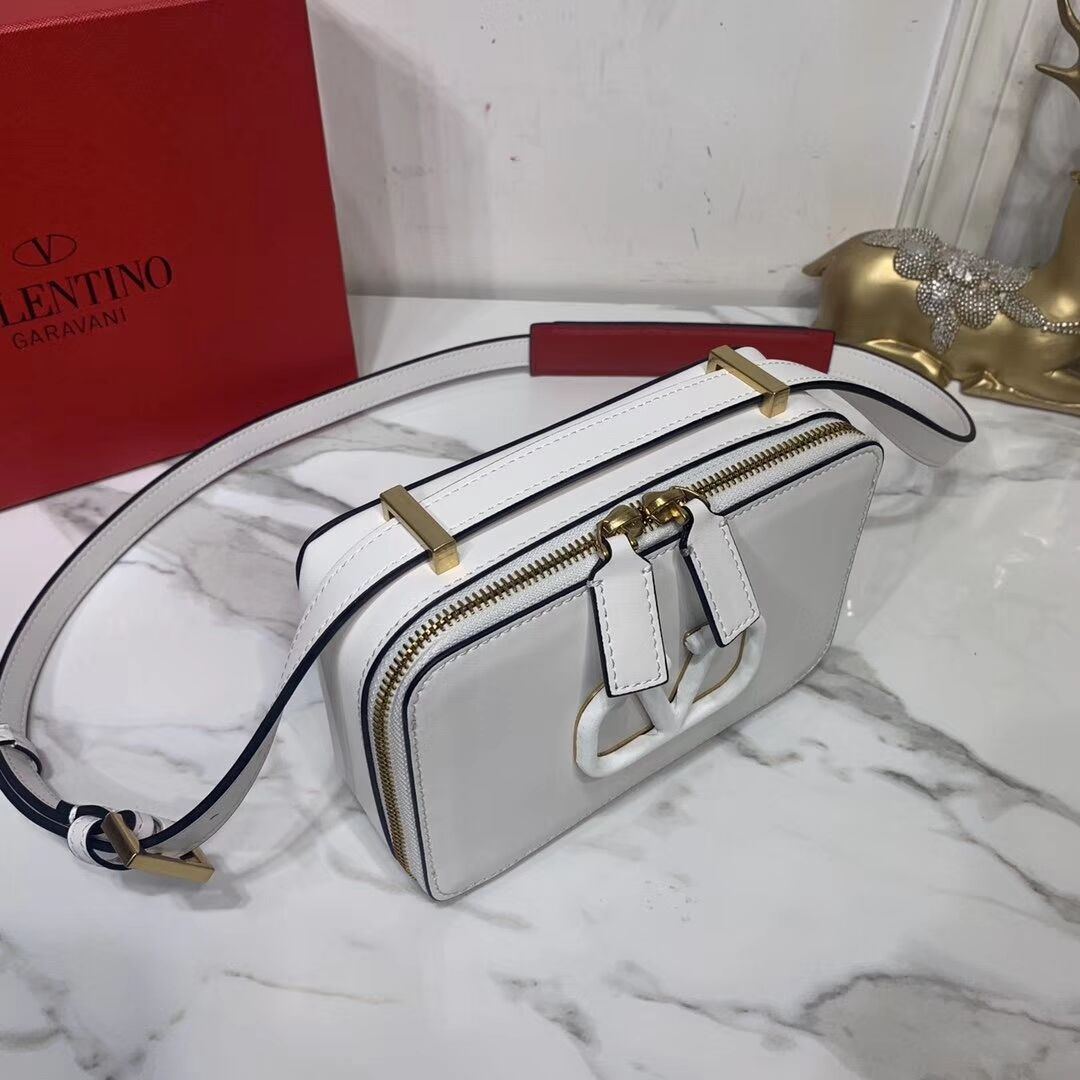 VALENTINO Origianl leather shoulder bag V0020 white