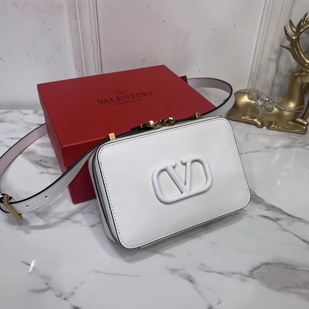 VALENTINO Origianl leather shoulder bag V0020 white