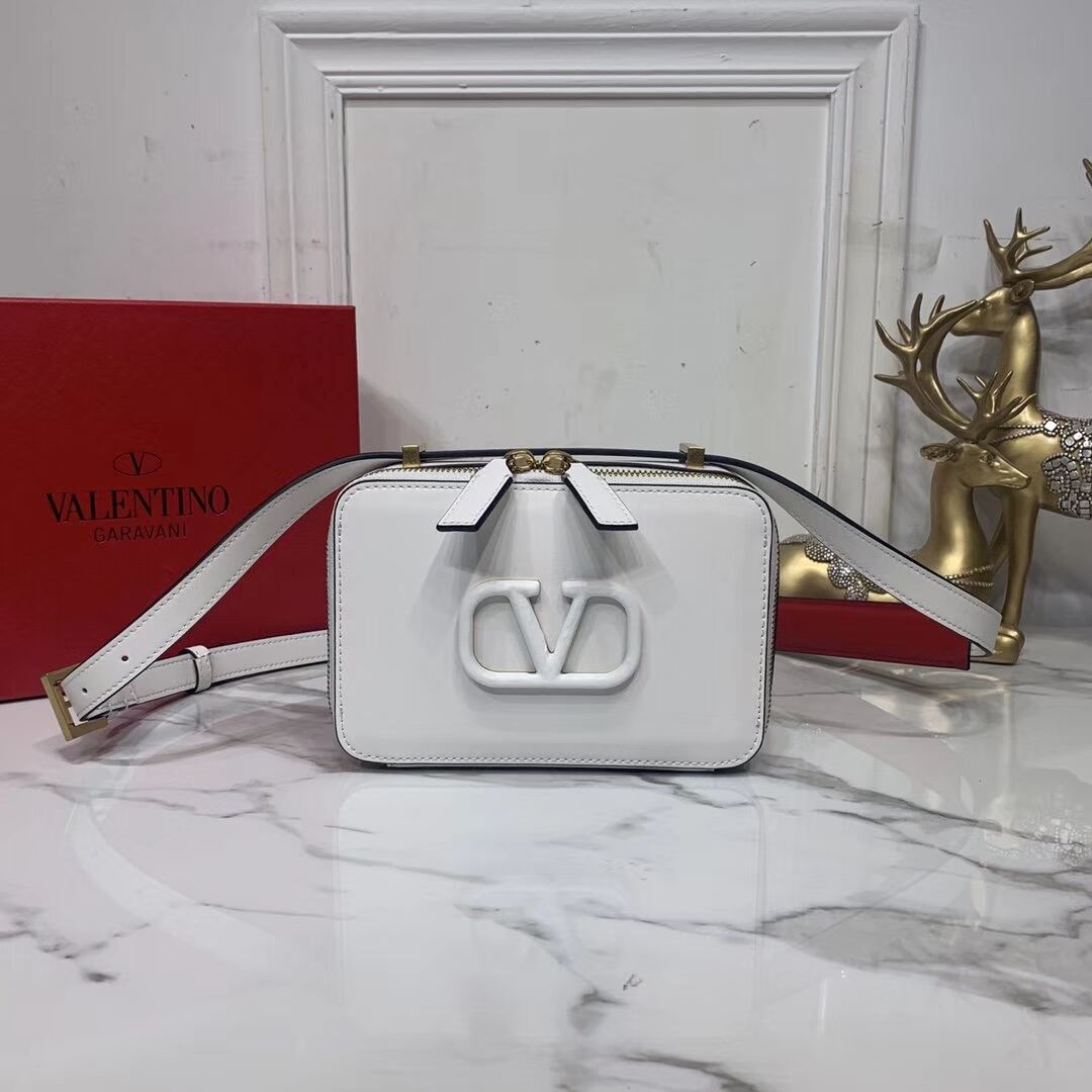 VALENTINO Origianl leather shoulder bag V0020 white