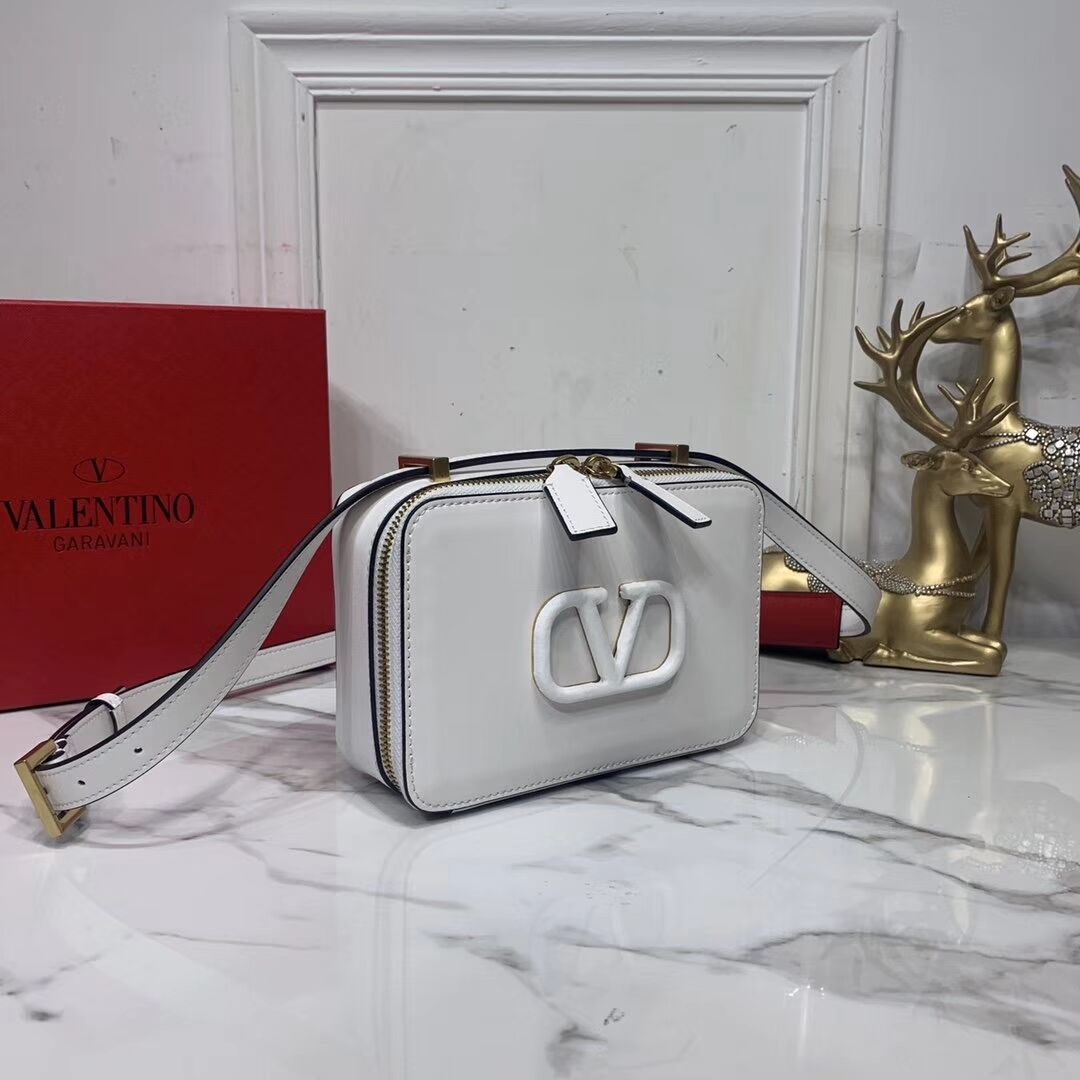 VALENTINO Origianl leather shoulder bag V0020 white