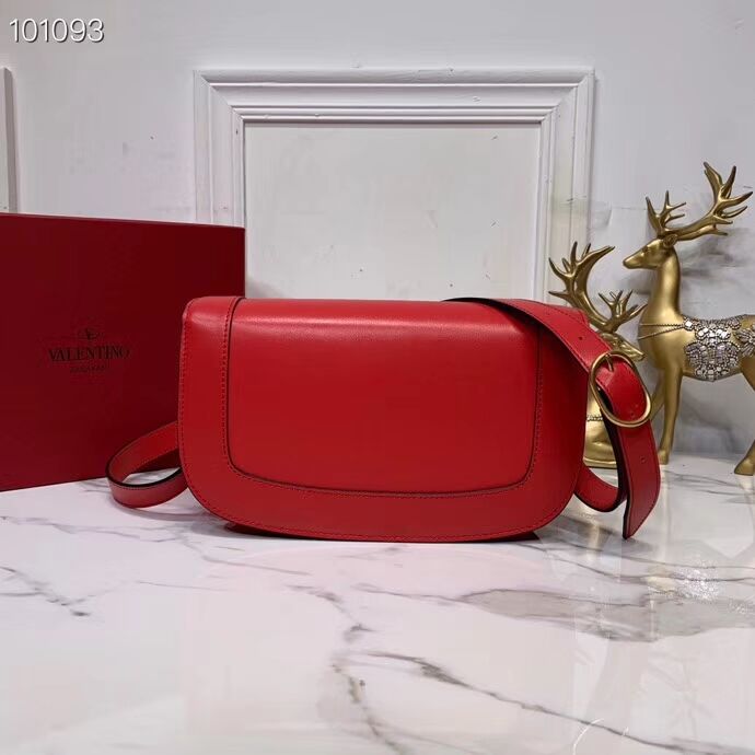 VALENTINO Origianl leather shoulder bag V0030 red