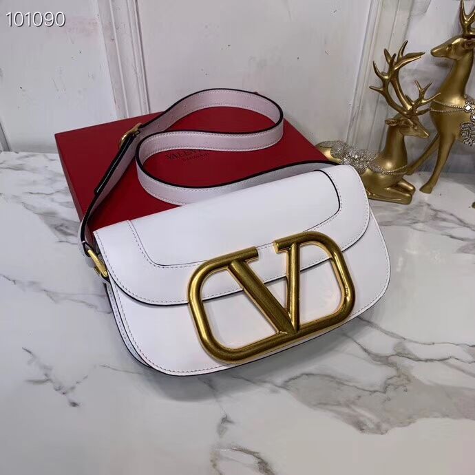 VALENTINO Origianl leather shoulder bag V0030 white