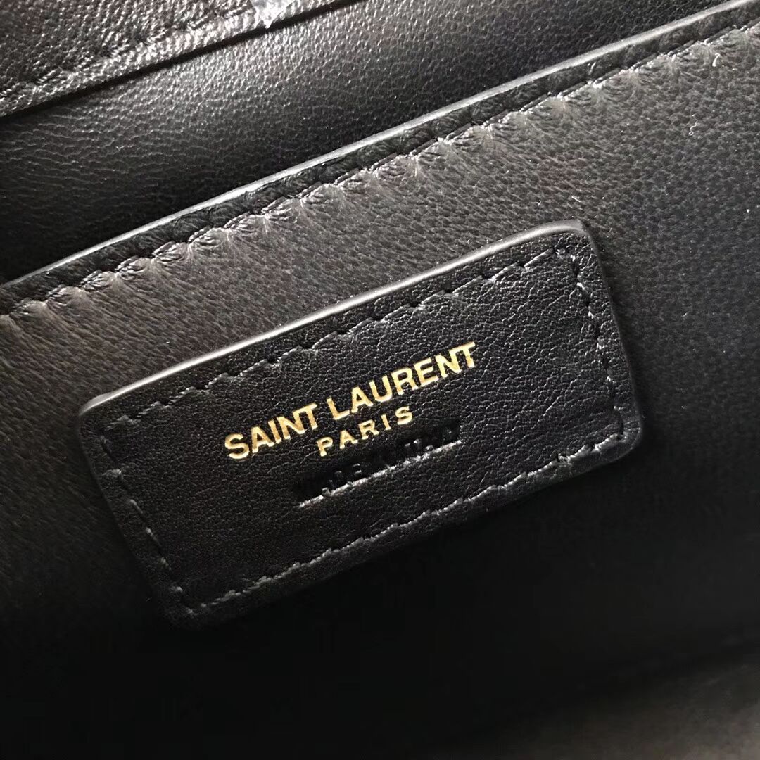 Yves Saint Laurent Kate Small Original Nubuck leather Shoulder Bag Y474367 Black