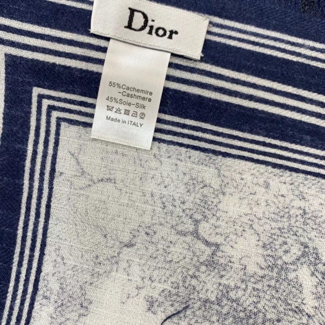 DIOR OBLIQUE STOLE IN WOOL AND CASHMERE C348