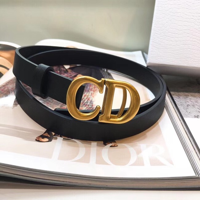 Dior Calf Leather Belt Wide with 20mm 5361 black