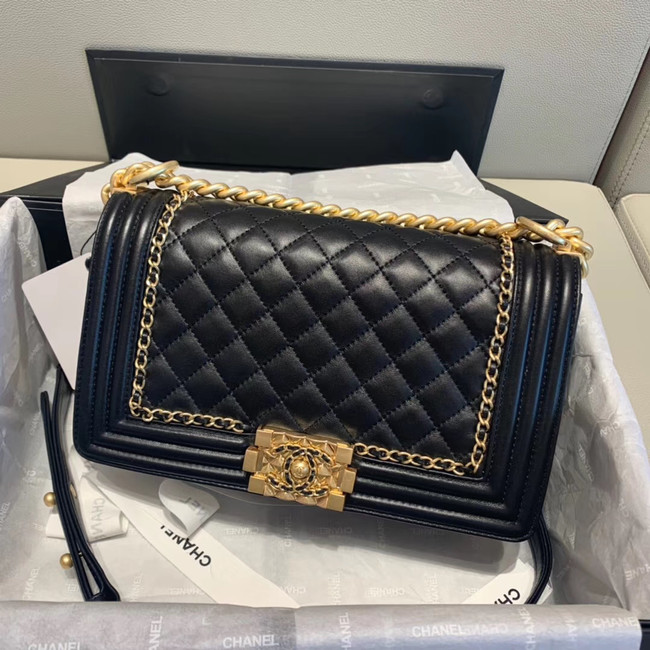 BOY CHANEL flap bag A67086 black