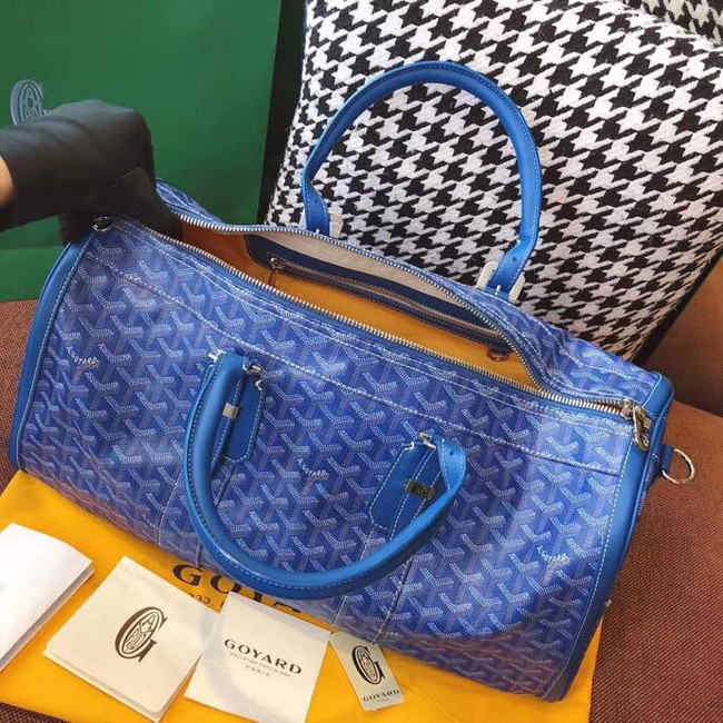 Goyard Canvas Travel bag 6958 blue