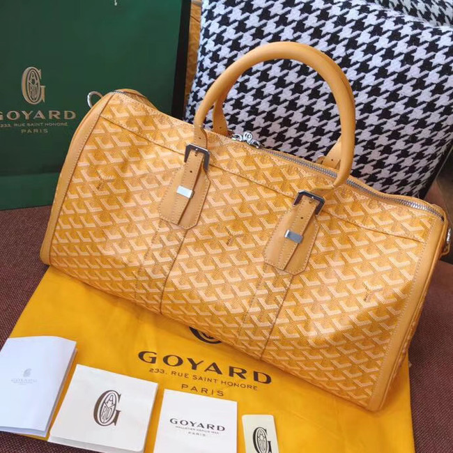 Goyard  Canvas Travel bag 6958 yellow