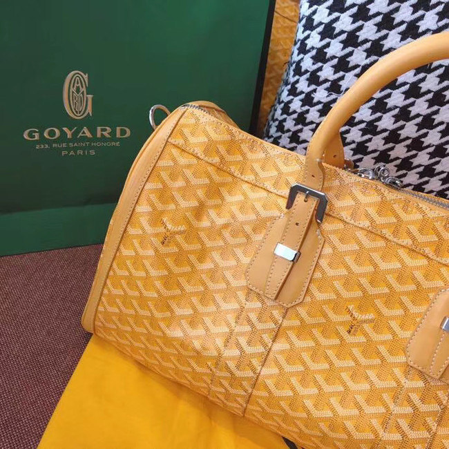 Goyard  Canvas Travel bag 6958 yellow