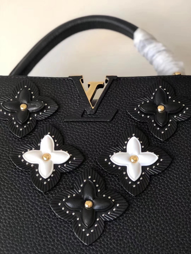 Louis Vuitton CAPUCINES PM M48866 black