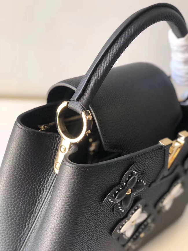 Louis Vuitton CAPUCINES PM M48866 black