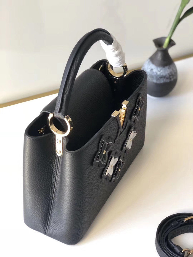 Louis Vuitton CAPUCINES PM M48866 black