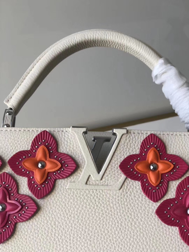 Louis Vuitton CAPUCINES PM M48866 white