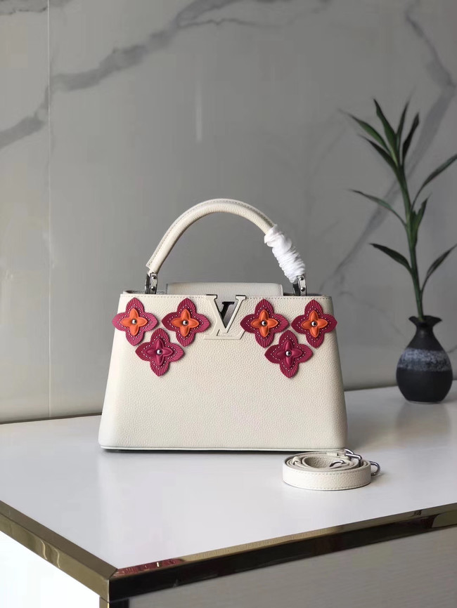 Louis Vuitton CAPUCINES PM M48866 white