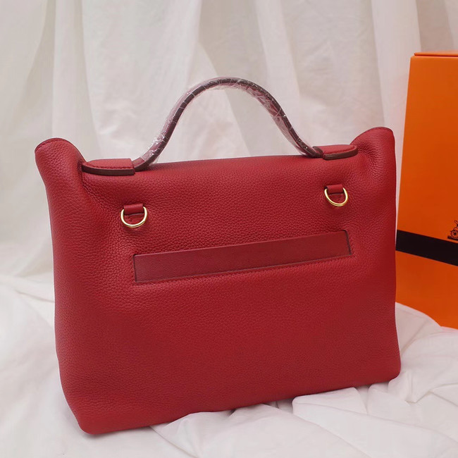 Hermes Kelly togo Leather Tote Bag H2424 red