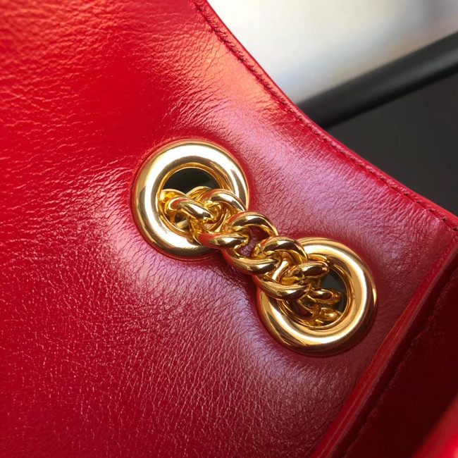 Gucci GG Marmont small shoulder bag 443497 red