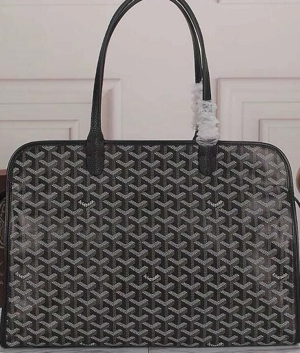 Goyard Calfskin Leather Tote Bag G5896 Black