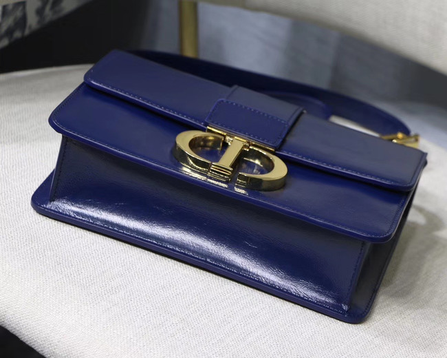 Dior 30 MONTAIGNE CALFSKIN BAG M9203 dark blue