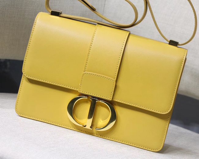 Dior 30 MONTAIGNE CALFSKIN BAG M9203 yellow