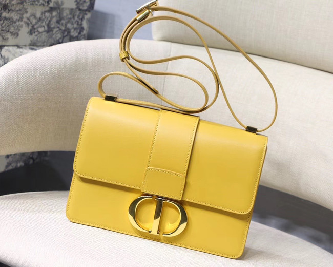 Dior 30 MONTAIGNE CALFSKIN BAG M9203 yellow