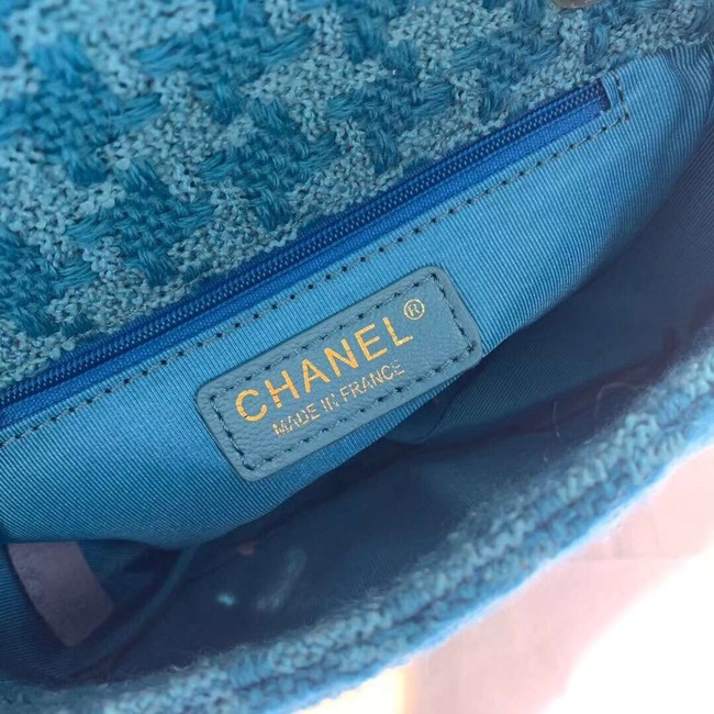 CHANEL 19 Flap Bag AS0974 blue