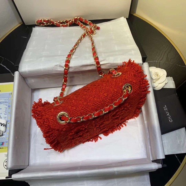 CHANEL 19 Flap Bag AS0974 red