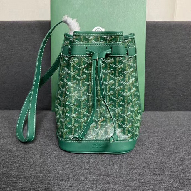 Goyard petit flot drawstring Bag G6959 green