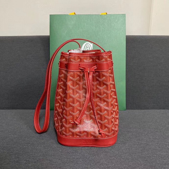 Goyard petit flot drawstring Bag G6959 red