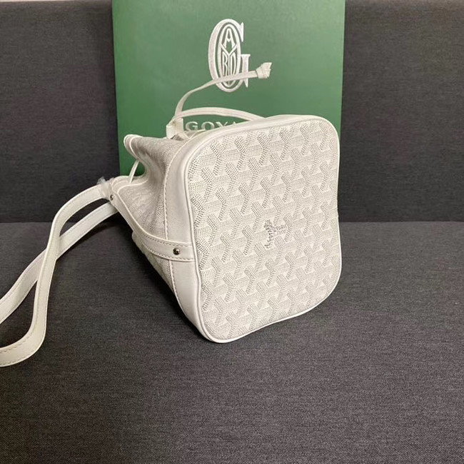 Goyard petit flot drawstring Bag G6959 white