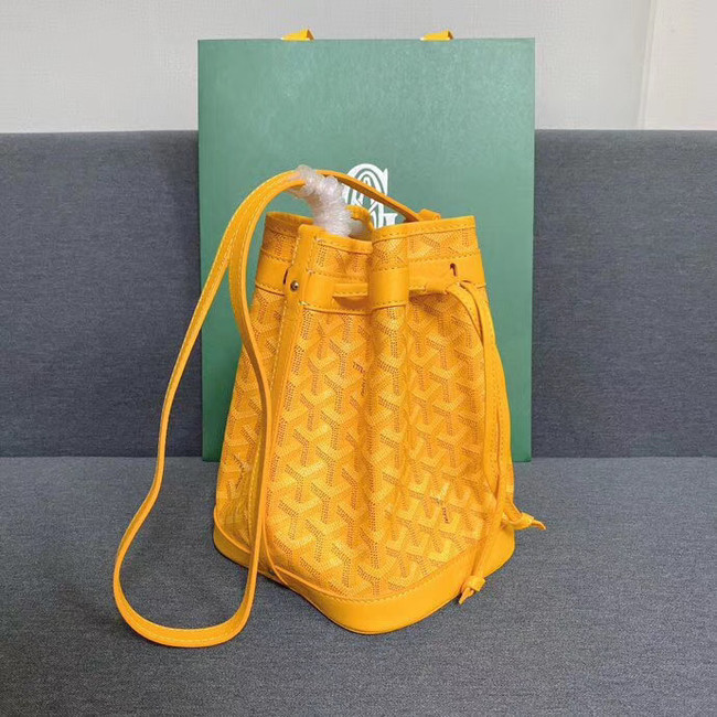 Goyard petit flot drawstring Bag G6959 yellow