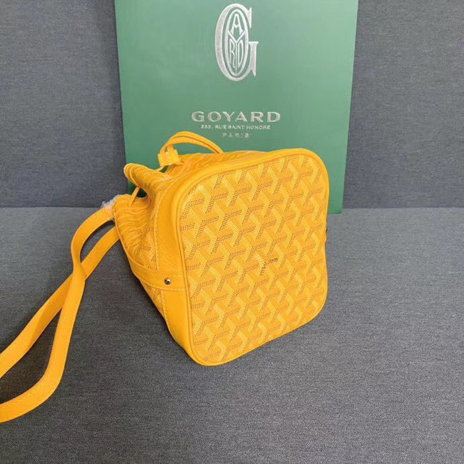 Goyard petit flot drawstring Bag G6959 yellow