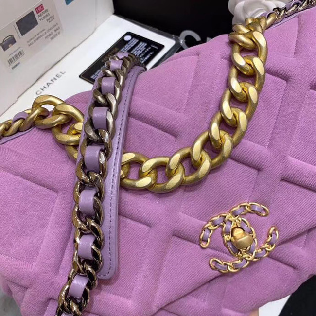 CHANEL 19 Flap Bag AS1161 Lavender