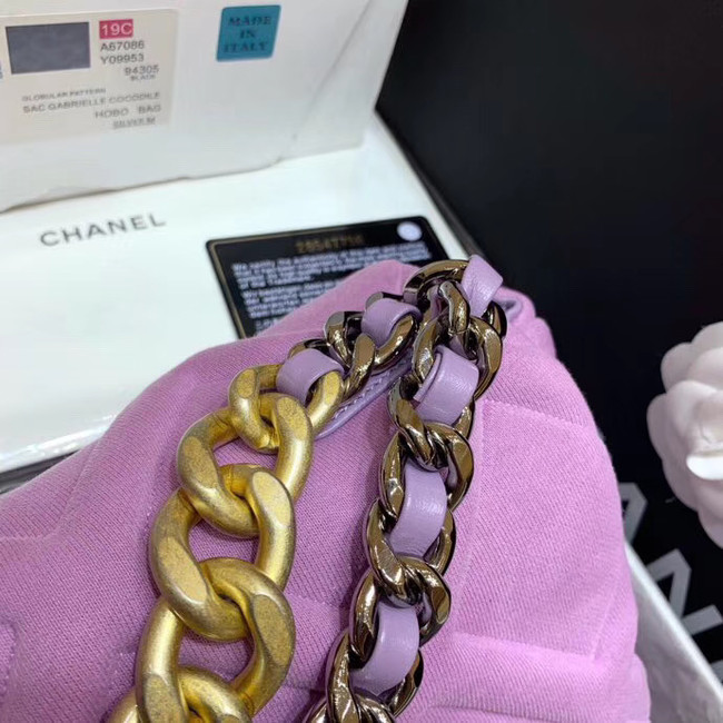 CHANEL 19 Flap Bag AS1161 Lavender