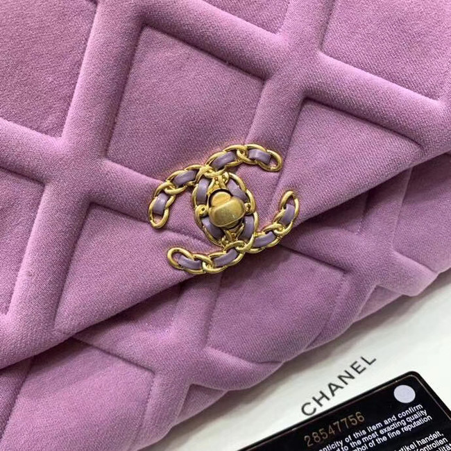 CHANEL 19 Flap Bag AS1161 Lavender